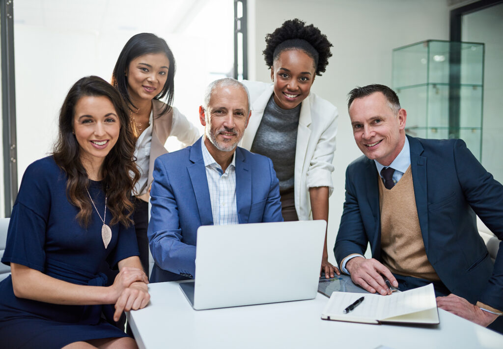 portrait of a group of businesspeople working toge 2023 11 27 05 34 59 utc